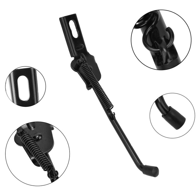 SEISSO Foldable Bike Kickstand for Kid's Bicycle, 16 Inch, Carbon Steel, Black - Image 3